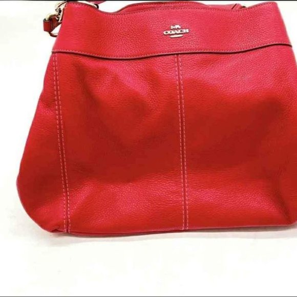 Coach Designer Lexy Pebbled Leather Handbag Purse - Picture 4 of 10